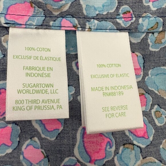 Lilly Pulitzer Beyonca Smocked Babydoll Dress Size M Seabreeze Blue Low Tide - Picture 10 of 12